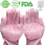 SILICONE DISH WASHING GLOVES