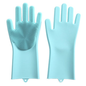 SILICONE DISH WASHING GLOVES