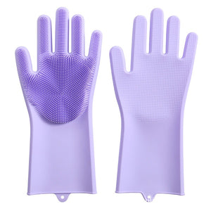 SILICONE DISH WASHING GLOVES
