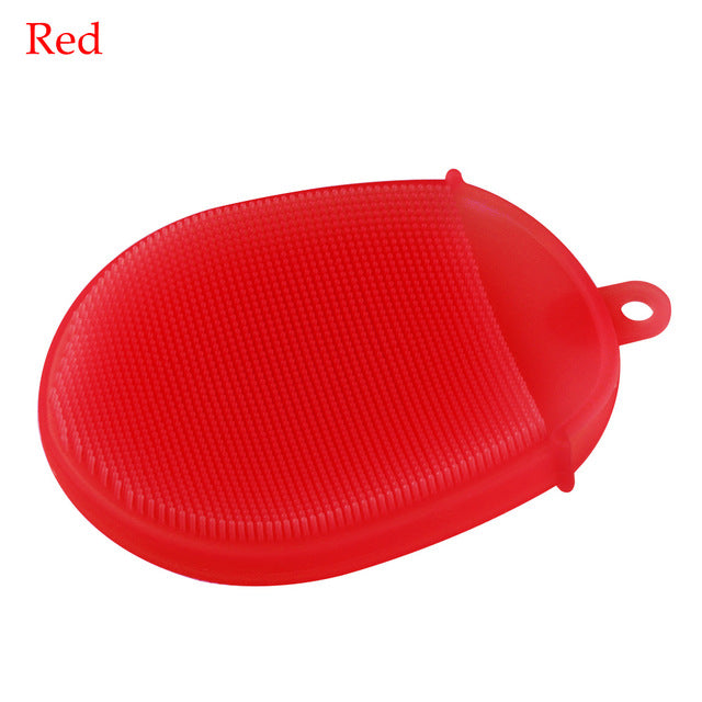 1pc Silicone Face Bath Brush Body Scrubber
