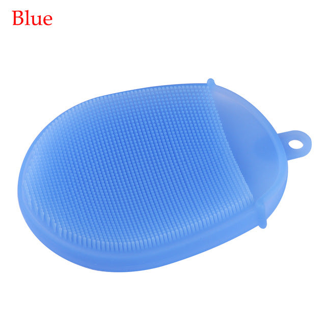 1pc Silicone Face Bath Brush Body Scrubber