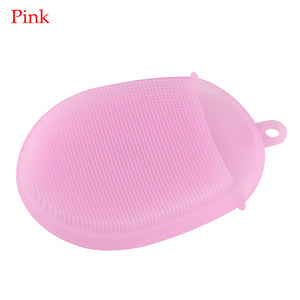 1pc Silicone Face Bath Brush Body Scrubber