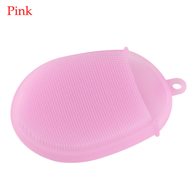 1pc Silicone Face Bath Brush Body Scrubber