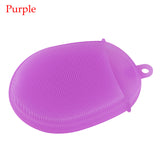 1pc Silicone Face Bath Brush Body Scrubber